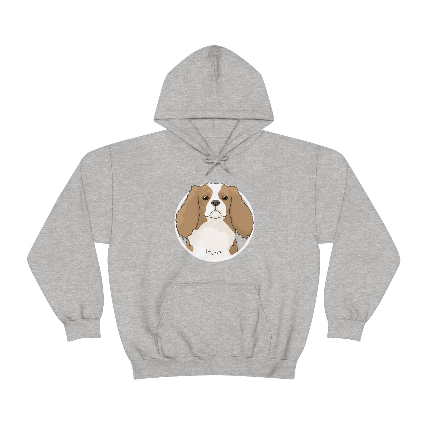 Cavalier King Charles Spaniel Circle | Hooded Sweatshirt - Detezi Designs-67108872580409593161