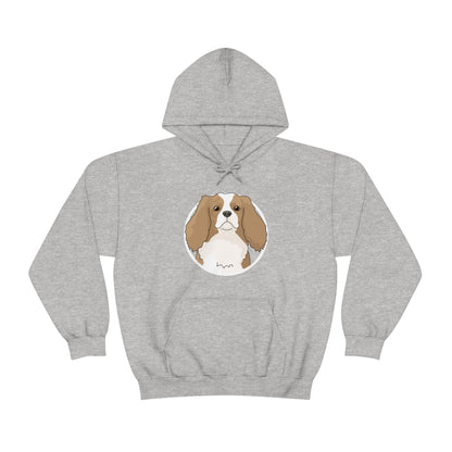 Cavalier King Charles Spaniel Circle | Hooded Sweatshirt - Detezi Designs-67108872580409593161