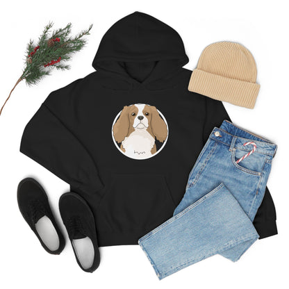 Cavalier King Charles Spaniel Circle | Hooded Sweatshirt - Detezi Designs-67108872580409593161