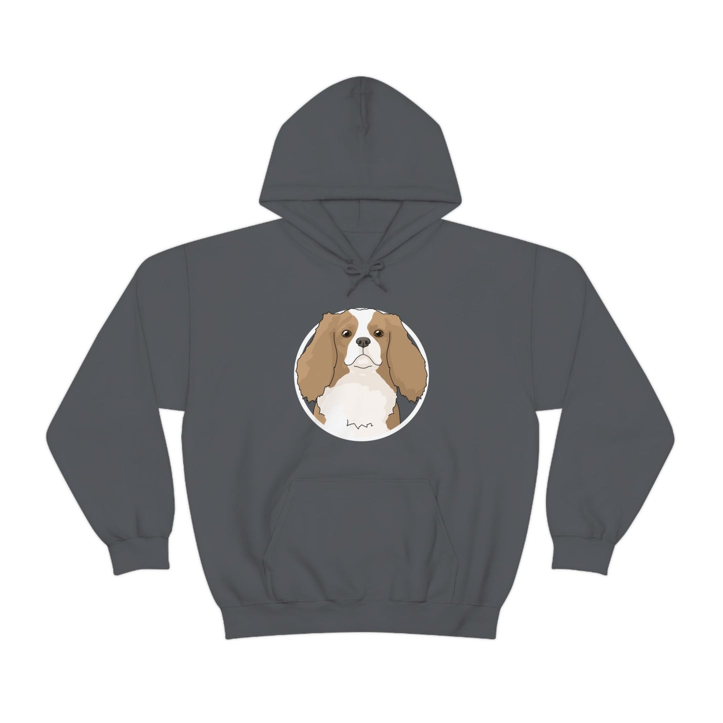 Cavalier King Charles Spaniel Circle | Hooded Sweatshirt - Detezi Designs-78918539999166664663