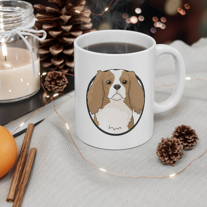 Cavalier King Charles Spaniel Circle | Mug - Detezi Designs-12021963160433450626