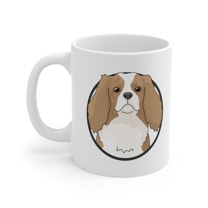 Cavalier King Charles Spaniel Circle | Mug - Detezi Designs-12021963160433450626