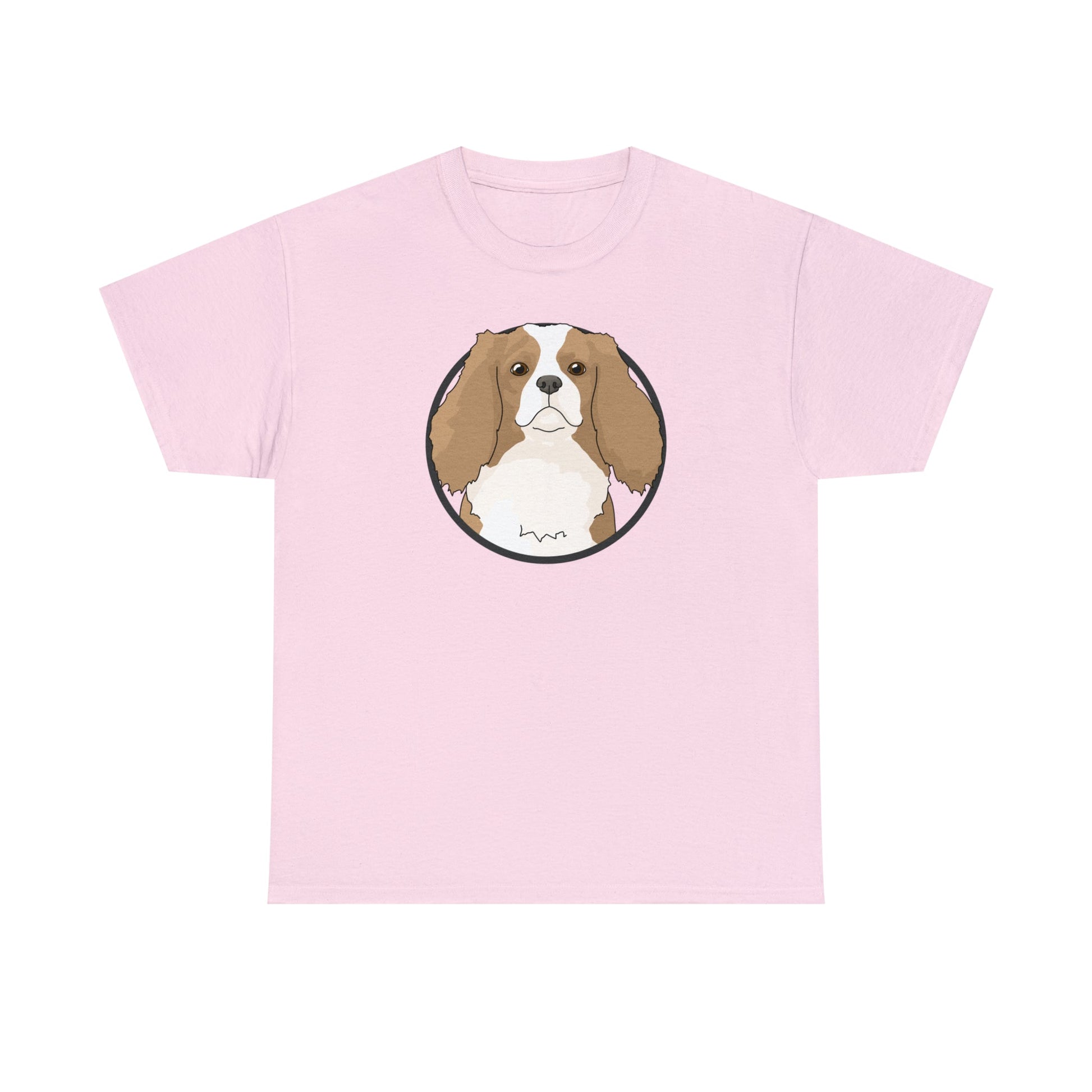 Cavalier King Charles Spaniel Circle | T-shirt - Detezi Designs-10141910689134804670