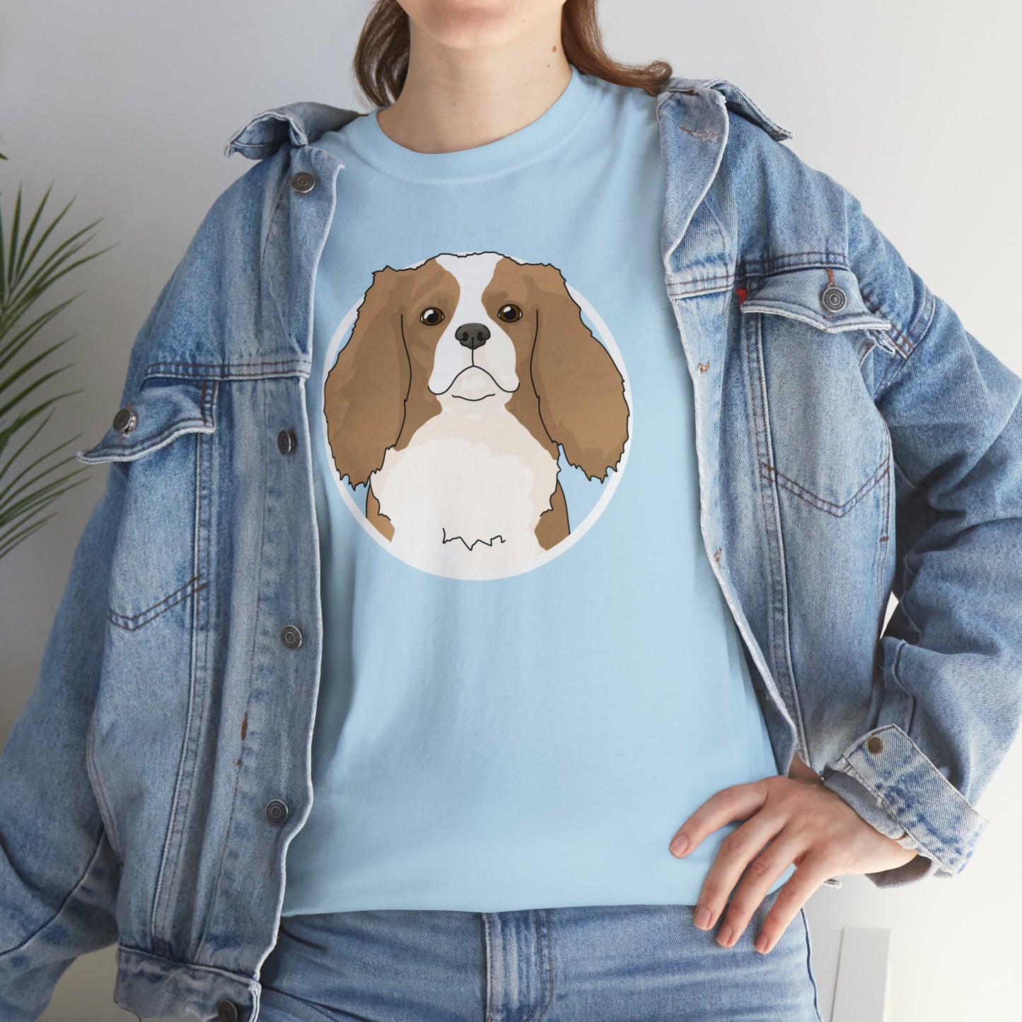 Cavalier King Charles Spaniel Circle | T-shirt - Detezi Designs-12532740598784822412