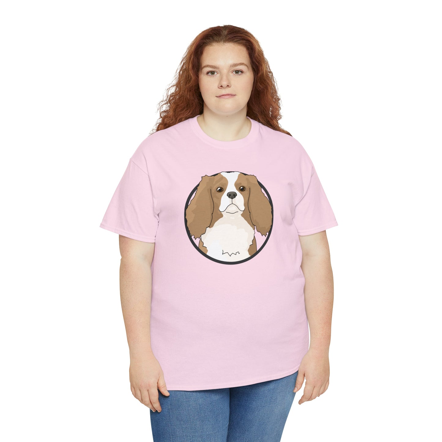 Cavalier King Charles Spaniel Circle | T-shirt - Detezi Designs-12532740598784822412