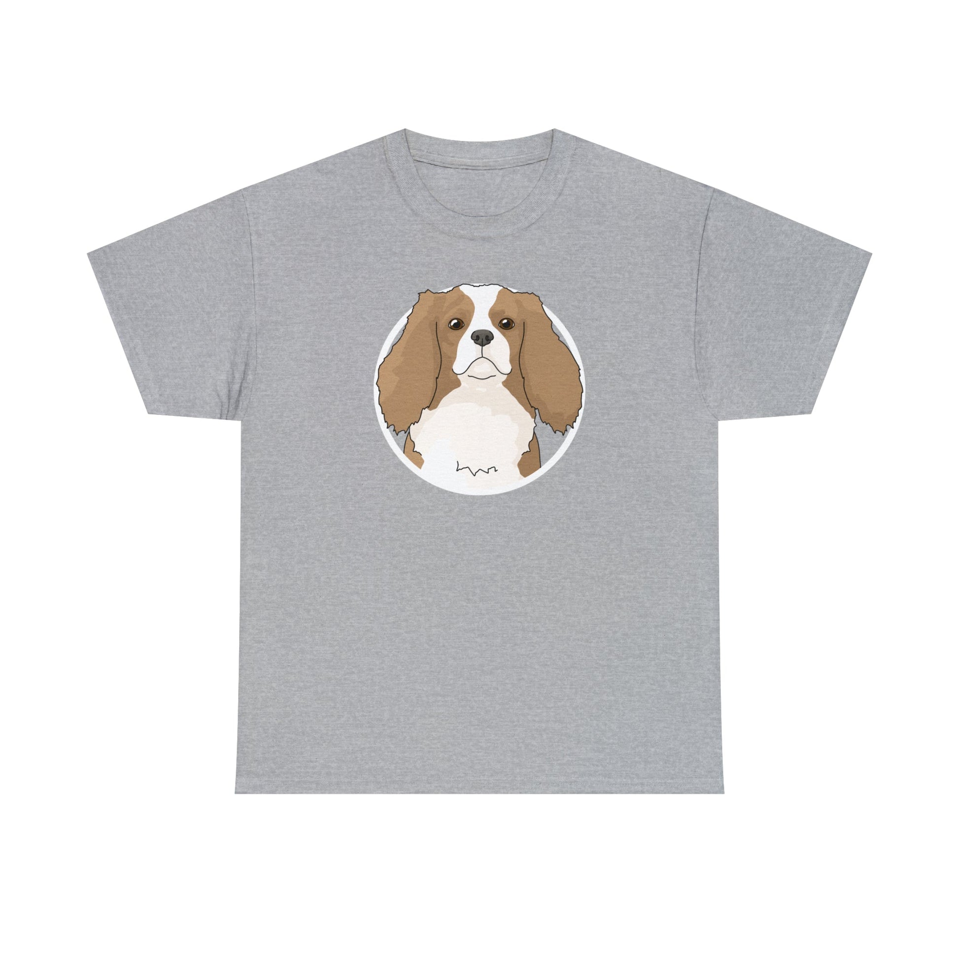 Cavalier King Charles Spaniel Circle | T-shirt - Detezi Designs-12532740598784822412