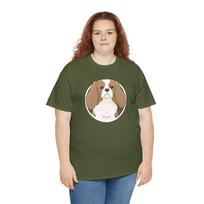 Cavalier King Charles Spaniel Circle | T-shirt - Detezi Designs-12532740598784822412