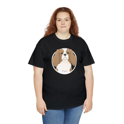 Cavalier King Charles Spaniel Circle | T-shirt - Detezi Designs-12532740598784822412