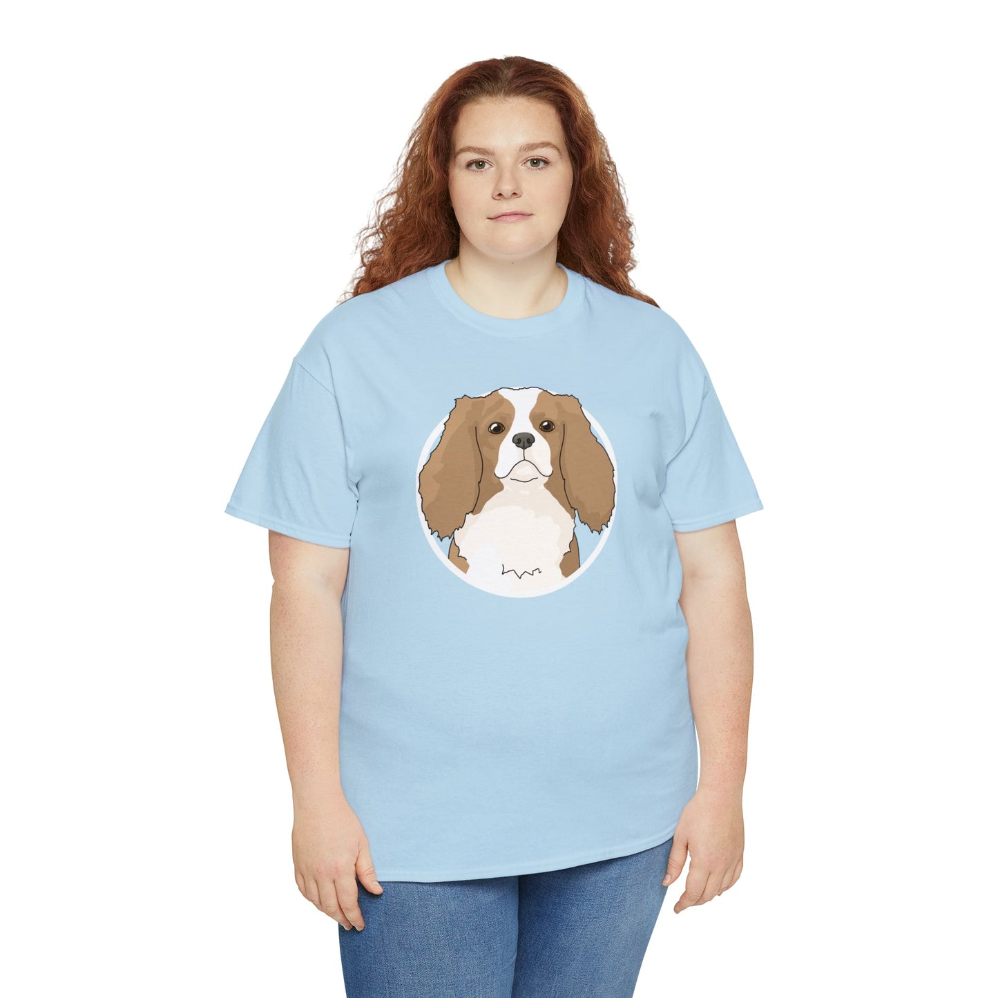 Cavalier King Charles Spaniel Circle | T-shirt - Detezi Designs-12532740598784822412