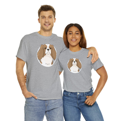 Cavalier King Charles Spaniel Circle | T-shirt - Detezi Designs-12532740598784822412