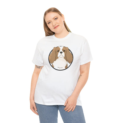 Cavalier King Charles Spaniel Circle | T-shirt - Detezi Designs-12532740598784822412