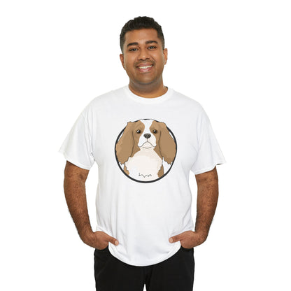 Cavalier King Charles Spaniel Circle | T-shirt - Detezi Designs-12532740598784822412