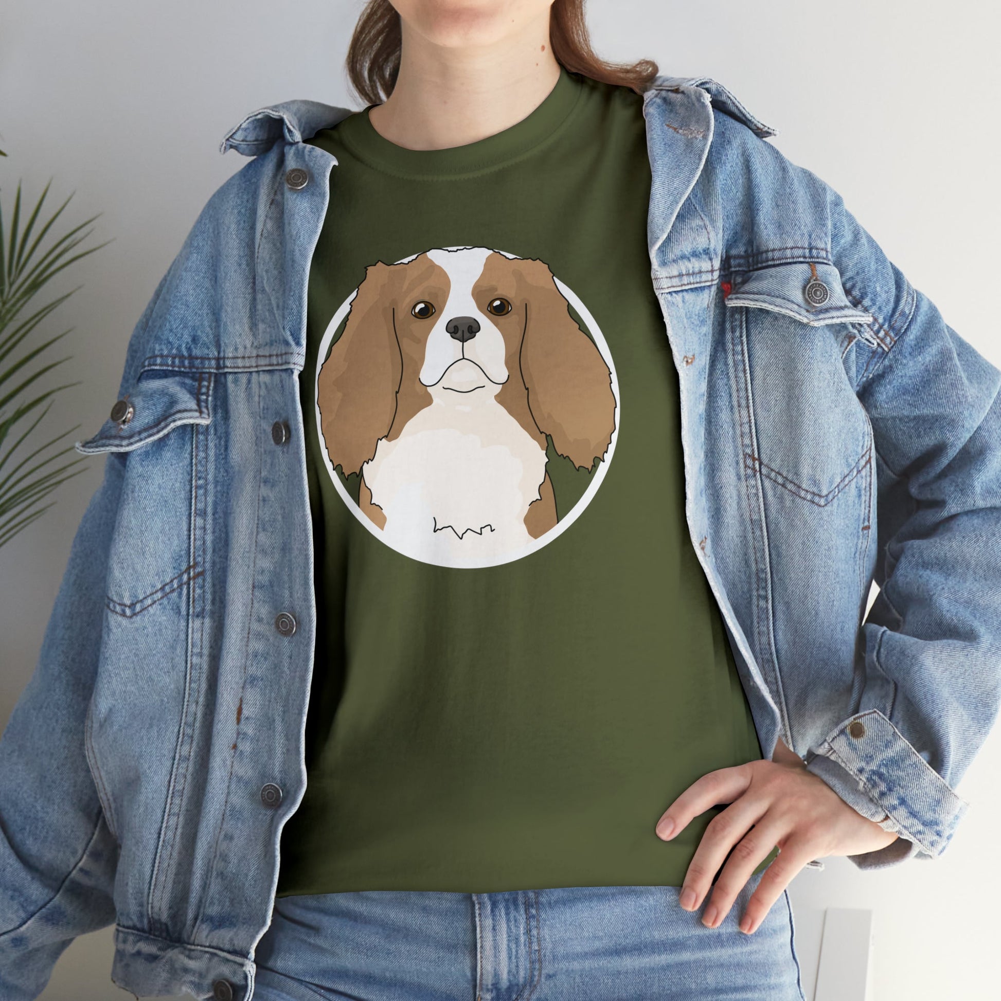 Cavalier King Charles Spaniel Circle | T-shirt - Detezi Designs-12532740598784822412