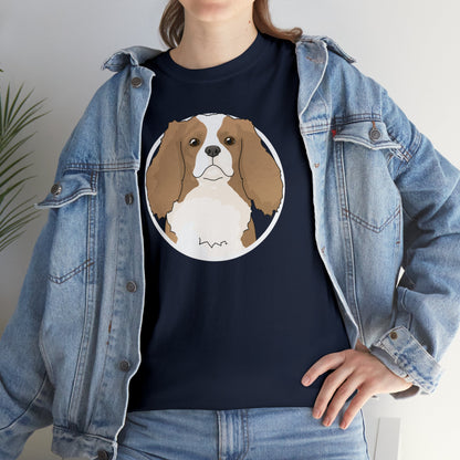 Cavalier King Charles Spaniel Circle | T-shirt - Detezi Designs-12532740598784822412