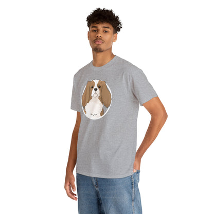 Cavalier King Charles Spaniel Circle | T-shirt - Detezi Designs-12532740598784822412