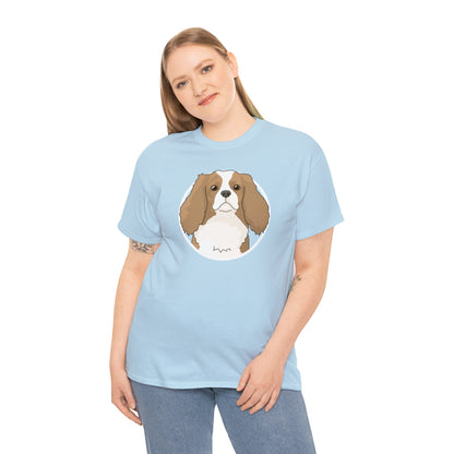 Cavalier King Charles Spaniel Circle | T-shirt - Detezi Designs-12532740598784822412