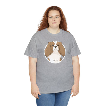 Cavalier King Charles Spaniel Circle | T-shirt - Detezi Designs-12532740598784822412