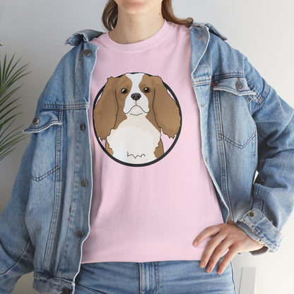 Cavalier King Charles Spaniel Circle | T-shirt - Detezi Designs-12532740598784822412