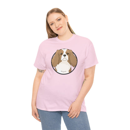 Cavalier King Charles Spaniel Circle | T-shirt - Detezi Designs-12532740598784822412