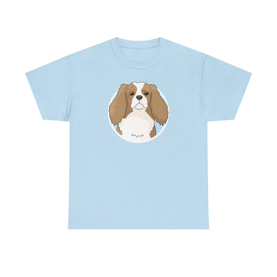 Cavalier King Charles Spaniel Circle | T-shirt - Detezi Designs-13483111264349359291