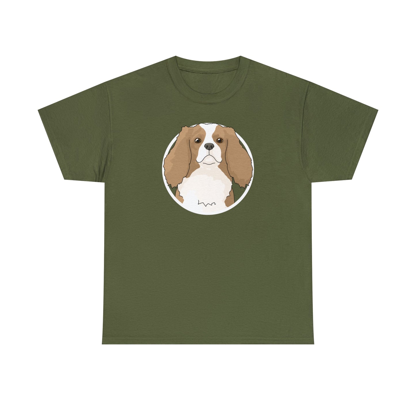 Cavalier King Charles Spaniel Circle | T-shirt - Detezi Designs-15851382708894866245