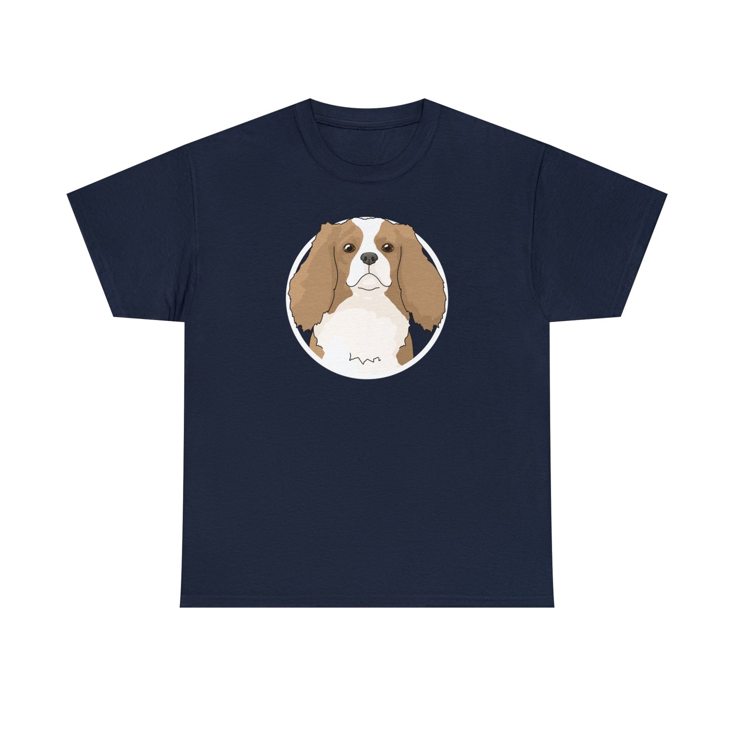 Cavalier King Charles Spaniel Circle | T-shirt - Detezi Designs-19677506422645603379