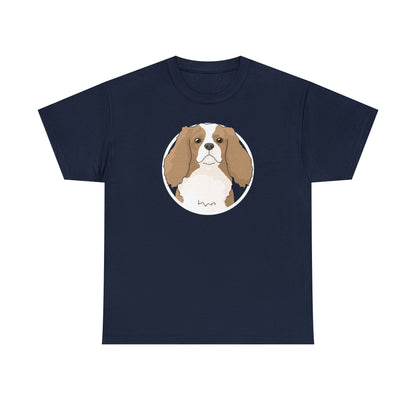 Cavalier King Charles Spaniel Circle | T-shirt - Detezi Designs-19677506422645603379