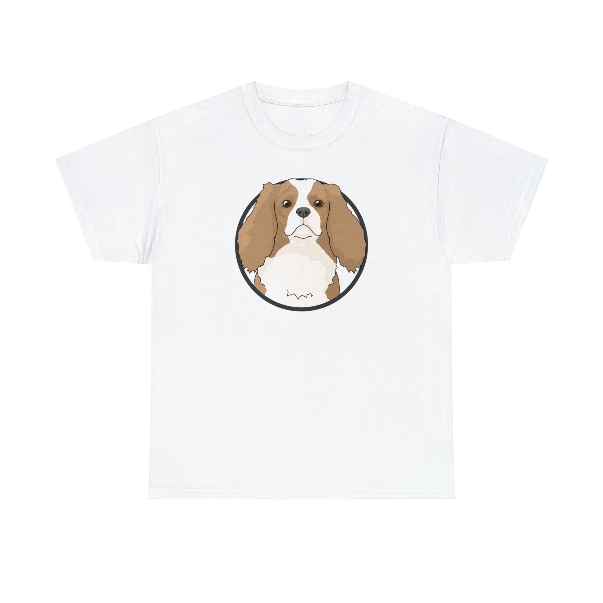 Cavalier King Charles Spaniel Circle | T-shirt - Detezi Designs-28693509393876756881