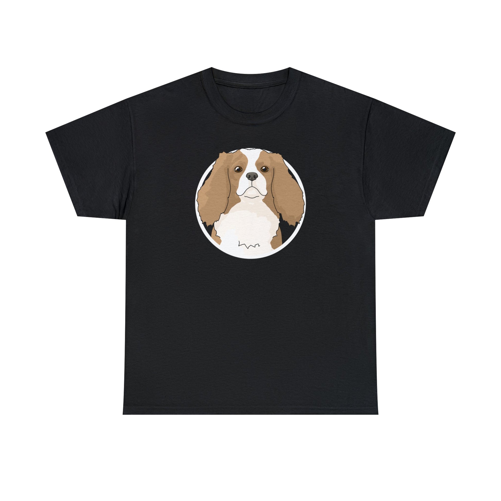 Cavalier King Charles Spaniel Circle | T-shirt - Detezi Designs-99817520764937198952