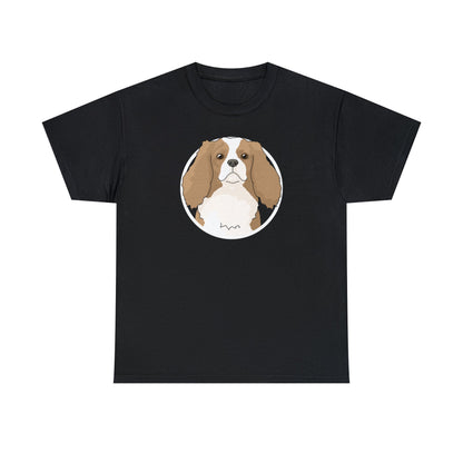 Cavalier King Charles Spaniel Circle | T-shirt - Detezi Designs-99817520764937198952