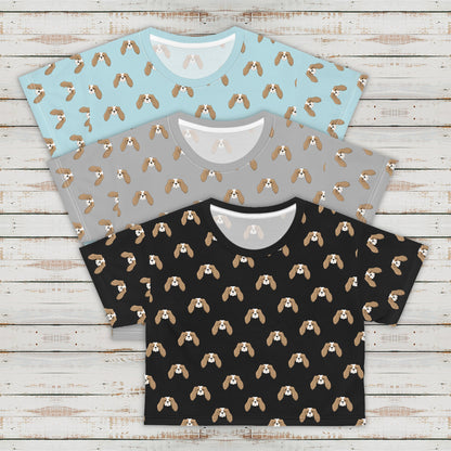 Cavalier King Charles Spaniel | Crop Tee - Detezi Designs-GR001