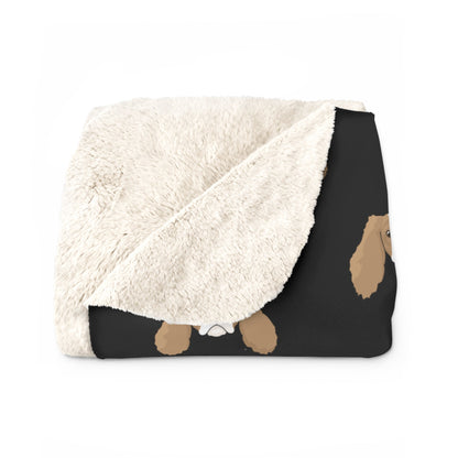 Cavalier King Charles Spaniel | Sherpa Fleece Blanket - Detezi Designs-31220441394355308515