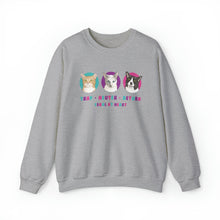 Load image into Gallery viewer, Charlie Bean, Iris, and Kit Kit | FUNDRAISER for Feral At Heart | Crewneck Sweatshirt - Detezi Designs-55680763708125045597
