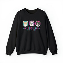 Load image into Gallery viewer, Charlie Bean, Iris, and Kit Kit | FUNDRAISER for Feral At Heart | Crewneck Sweatshirt - Detezi Designs-56306090571879167107
