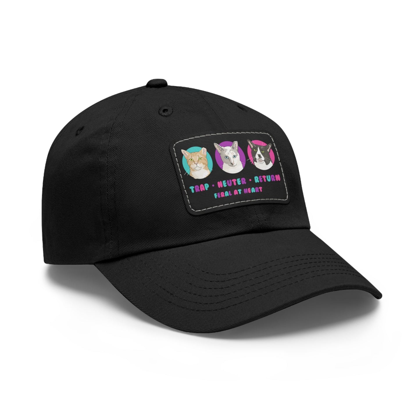 Charlie Bean, Iris, and Kit Kit | FUNDRAISER for Feral At Heart | Dad Hat - Detezi Designs-27610002533788152366