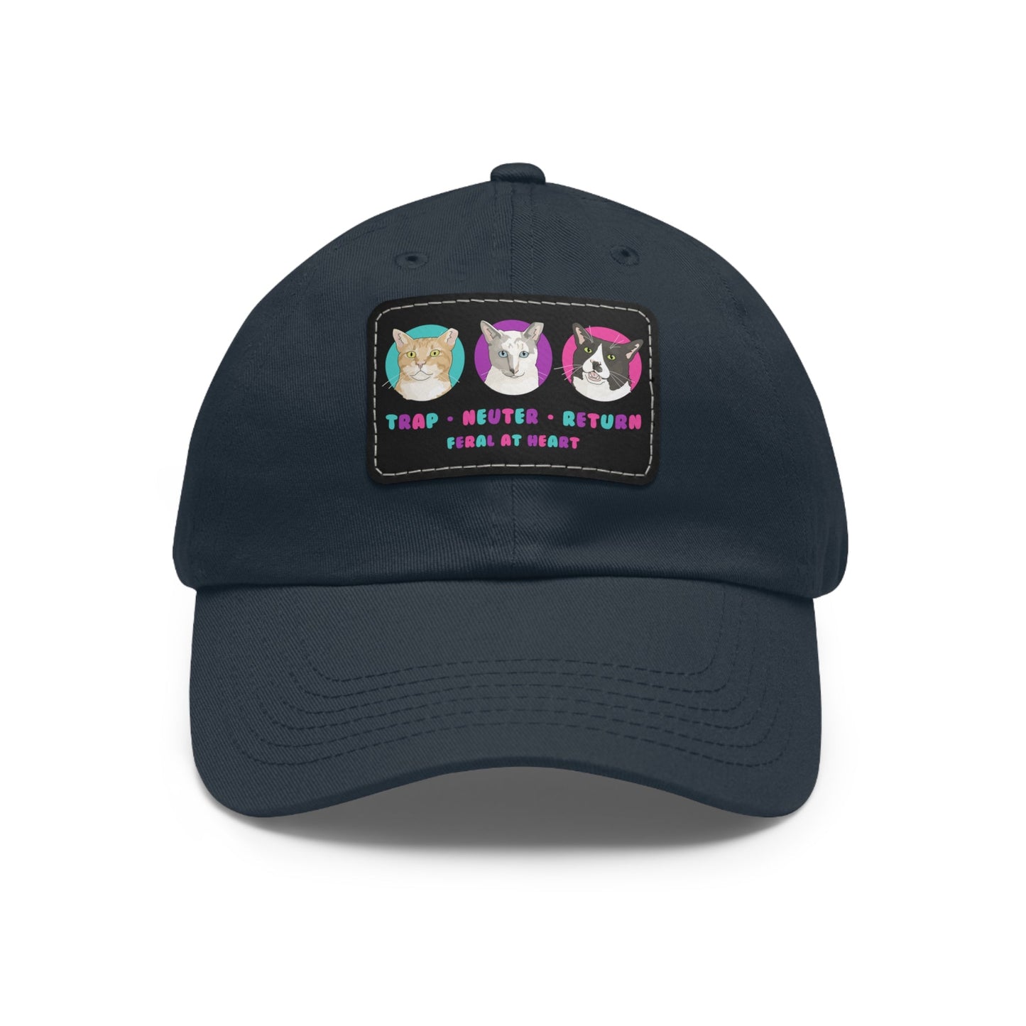 Charlie Bean, Iris, and Kit Kit | FUNDRAISER for Feral At Heart | Dad Hat - Detezi Designs-57496128057426376990