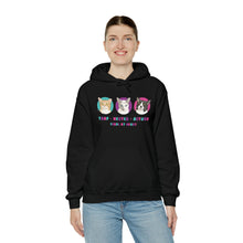 Load image into Gallery viewer, Charlie Bean, Iris, and Kit Kit | FUNDRAISER for Feral At Heart | Hooded Sweatshirt - Detezi Designs-16822404651821278869
