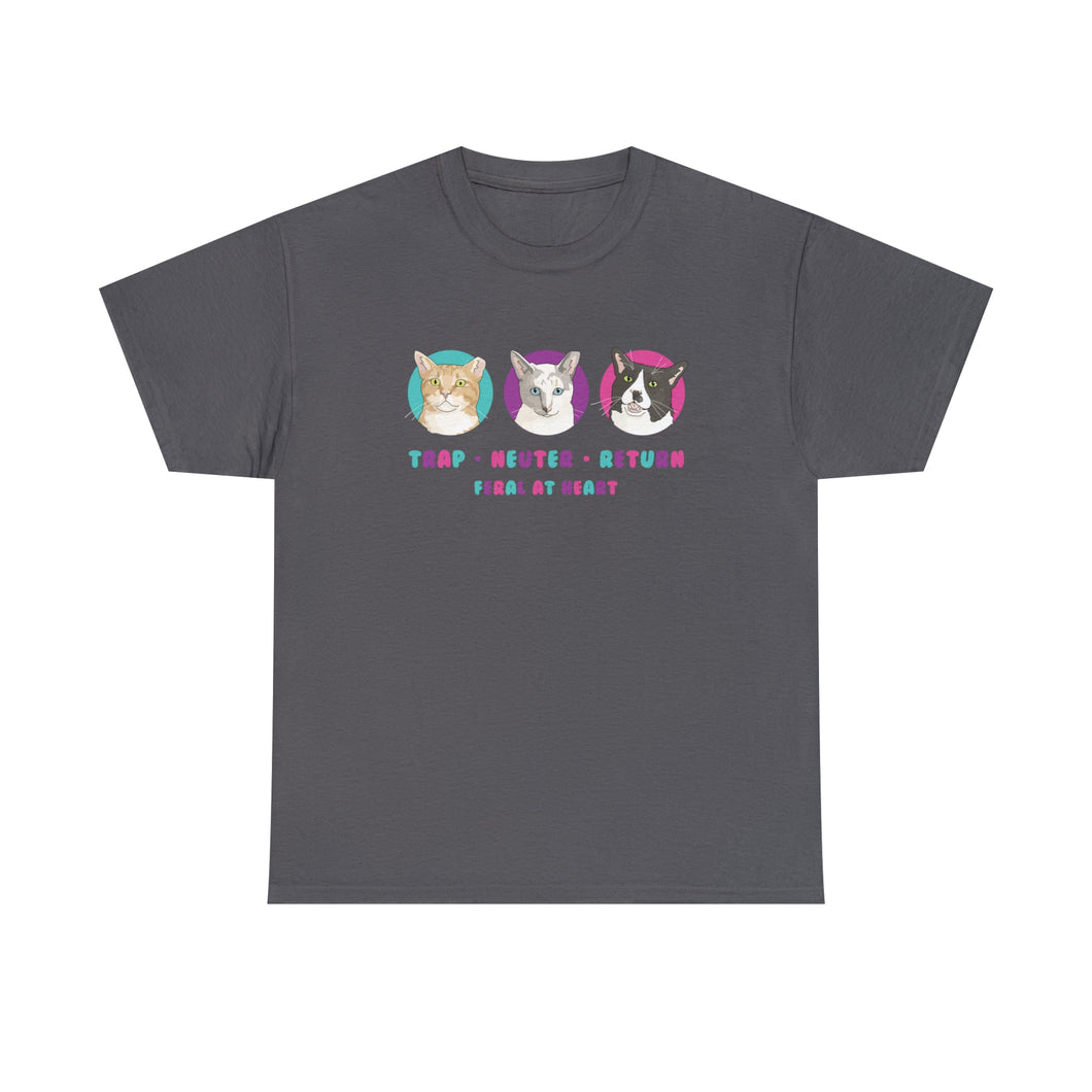 Charlie Bean, Iris, and Kit Kit | FUNDRAISER for Feral At Heart | T-shirt - Detezi Designs-16018106975990357038