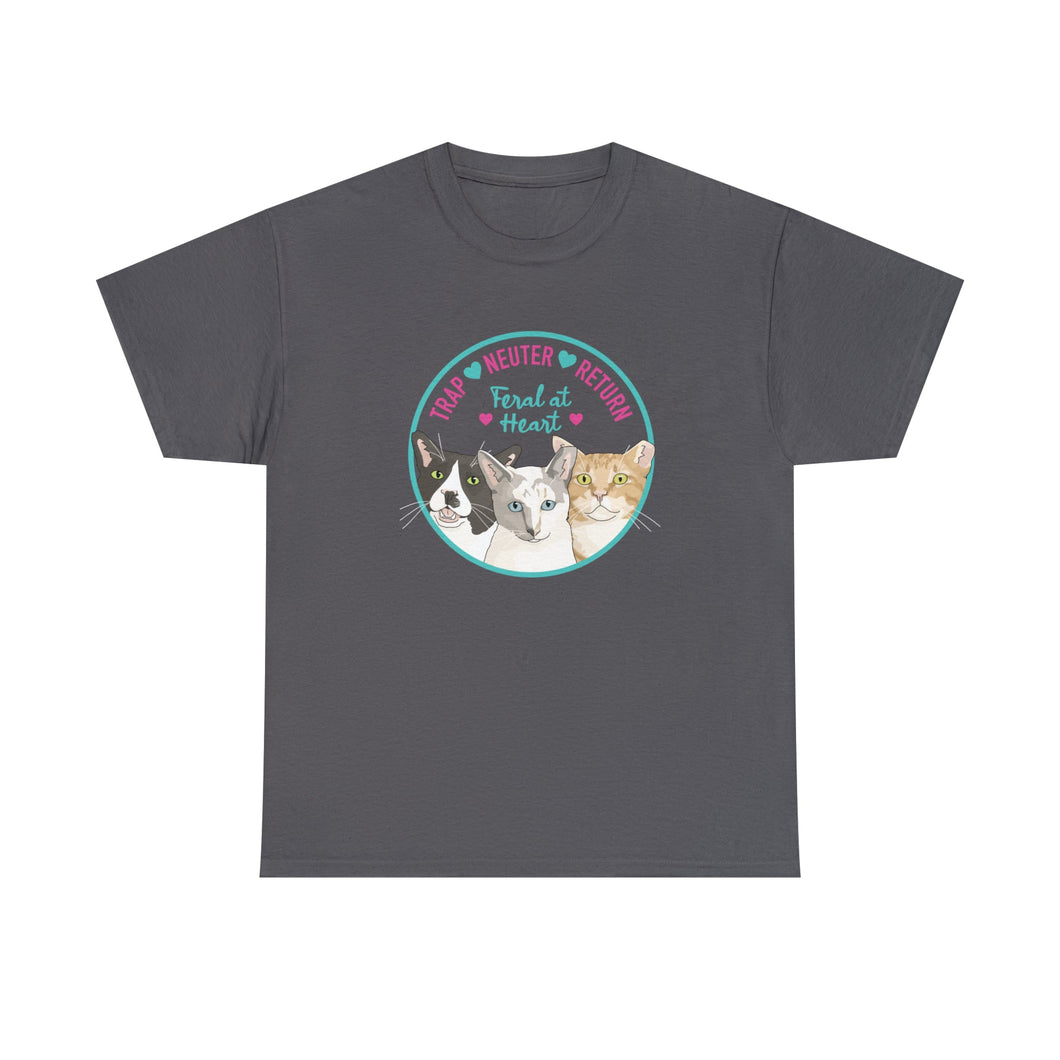 Charlie, Iris, and Kit Kit | FUNDRAISER for Feral At Heart | T-shirt - Detezi Designs-33968488981227230408