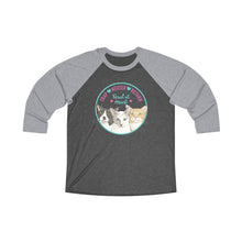 Load image into Gallery viewer, Charlie, Iris, and Kit Kit | FUNDRAISER for Feral At Heart | Unisex 3\4 Sleeve Tee - Detezi Designs-26208977648531293400
