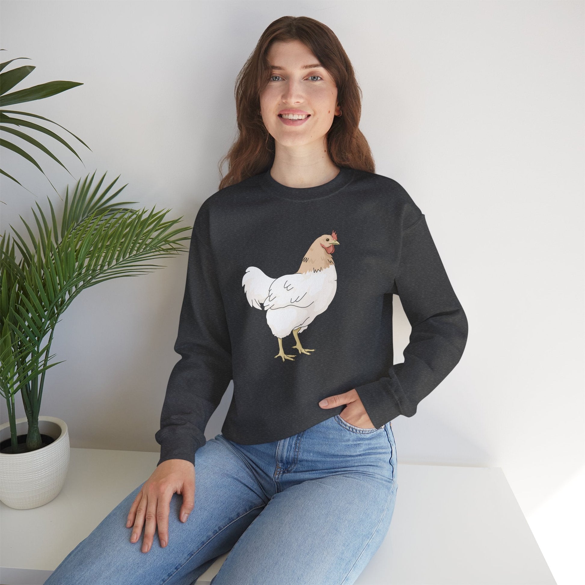 Chicken | Crewneck Sweatshirt - Detezi Designs-78092025298025068795