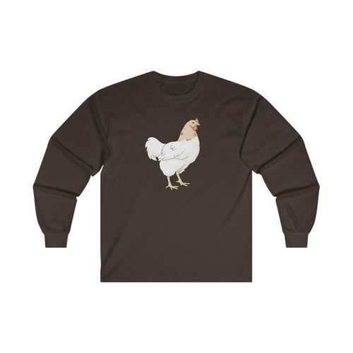 Chicken | Long Sleeve Tee - Detezi Designs-34951536645659559234