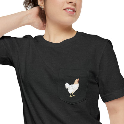 Chicken | Pocket T-shirt - Detezi Designs-15228788236306951191