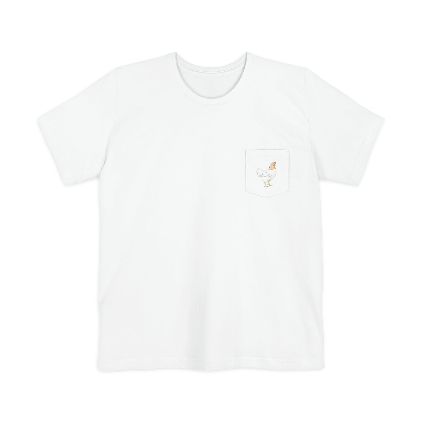 Chicken | Pocket T-shirt - Detezi Designs-18276334991687656083