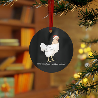 Christmas Chicken | 2023 Holiday Ornament - Detezi Designs-17726788019887598846