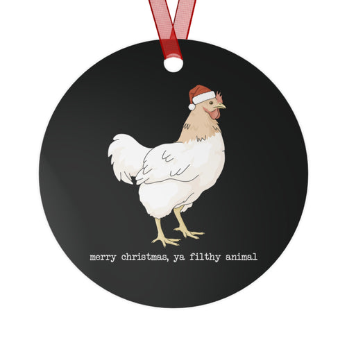 Christmas Chicken | 2023 Holiday Ornament - Detezi Designs-17726788019887598846