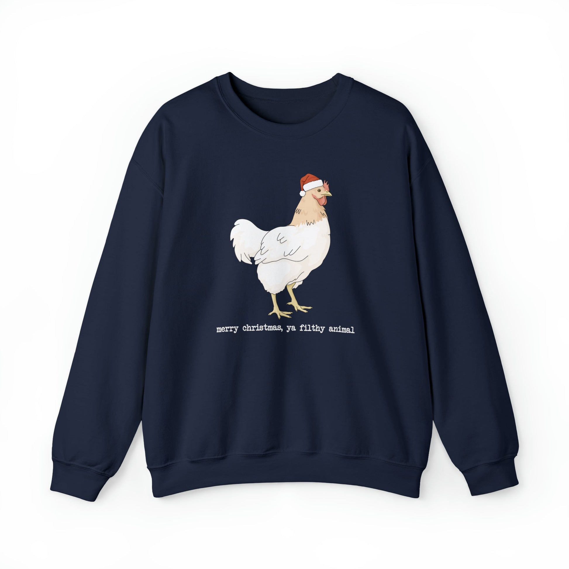 Christmas Chicken | Crewneck Sweatshirt - Detezi Designs-61668858300465938771