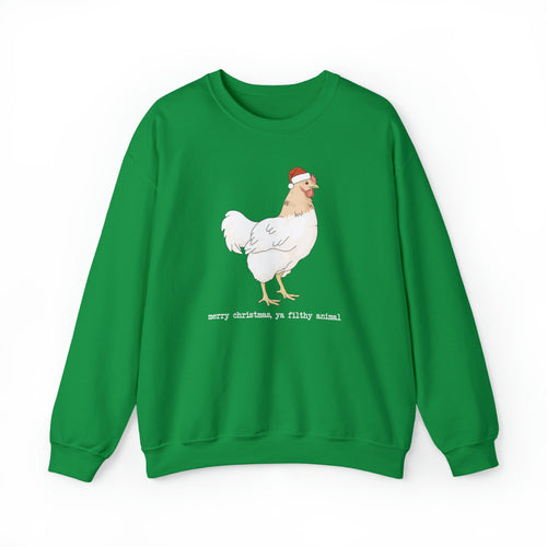 Christmas Chicken | Crewneck Sweatshirt - Detezi Designs-87901603082996629338