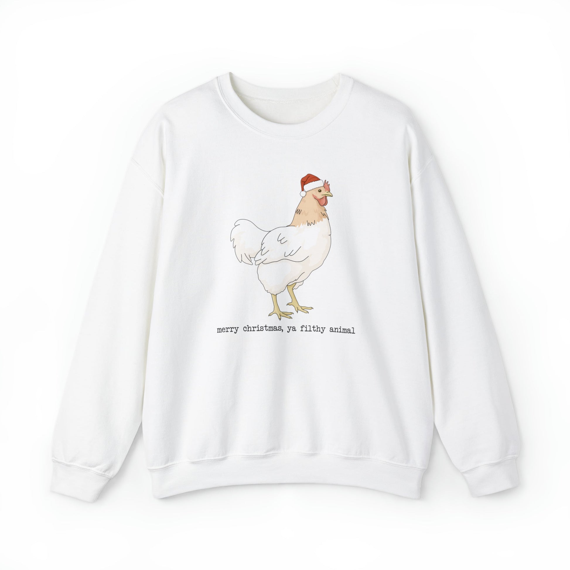 Christmas Chicken | Crewneck Sweatshirt - Detezi Designs-91108981198078982675