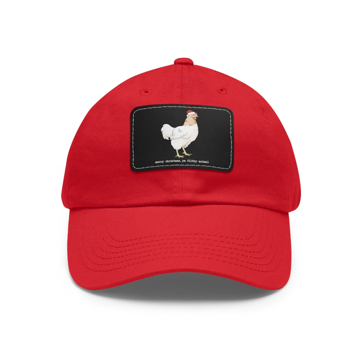 Christmas Chicken | Dad Hat - Detezi Designs-13706074539056160278